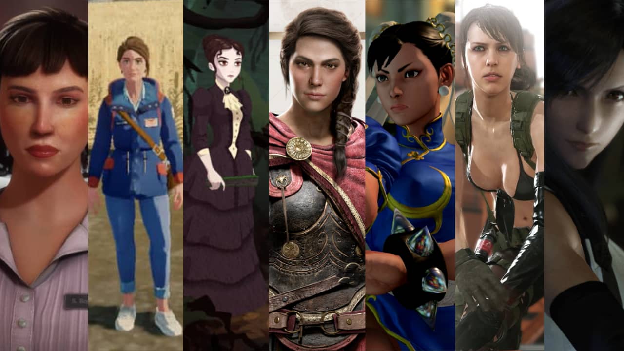 A collection of some of 10 amazing female video game characters, according to me