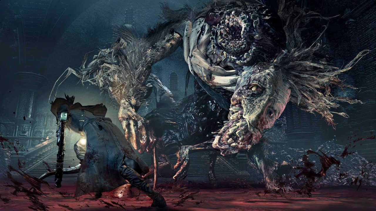 Best Lovecraft games, screenshot is from Bloodborne